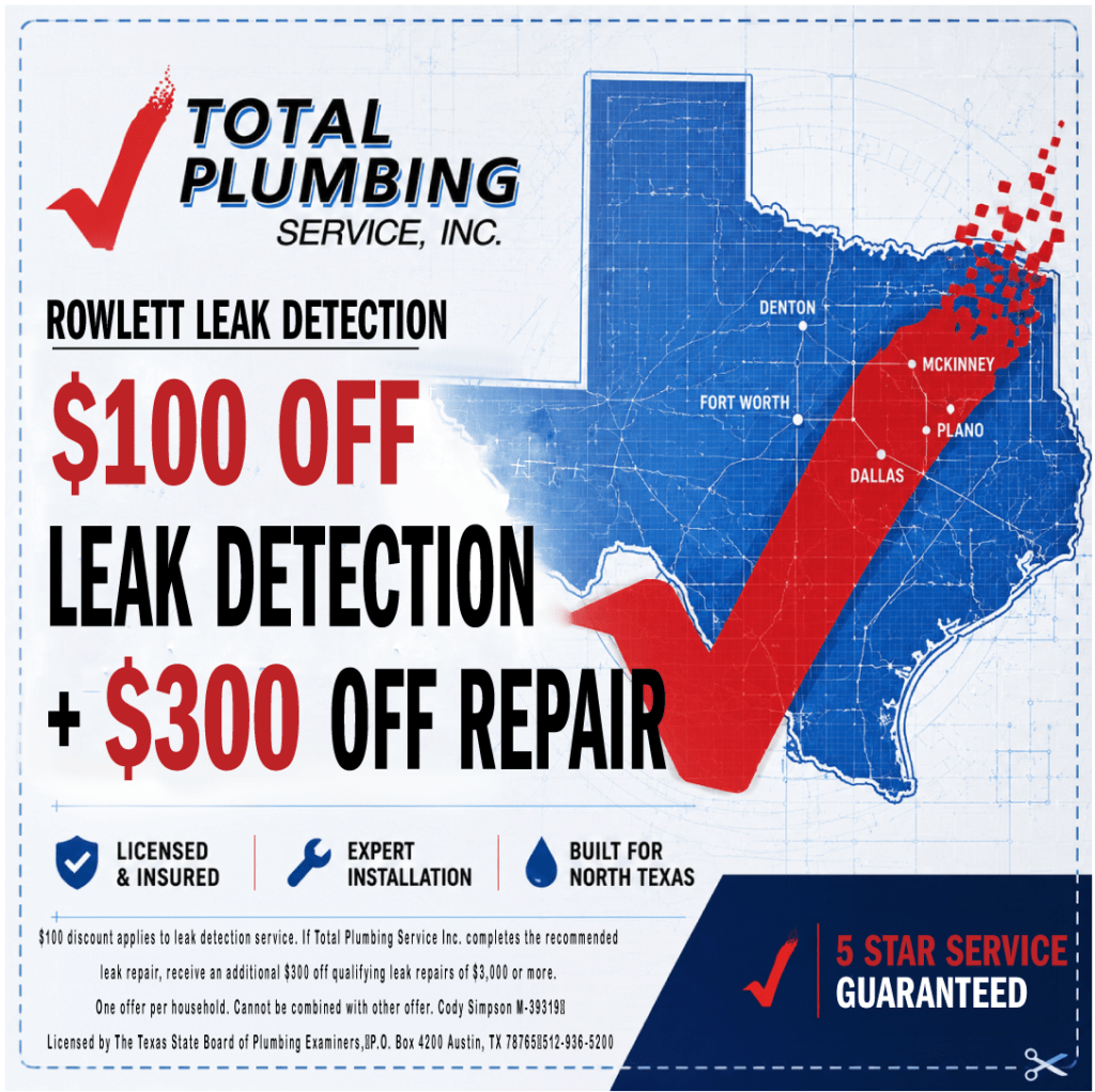 Rowlett Leak Repair Offer