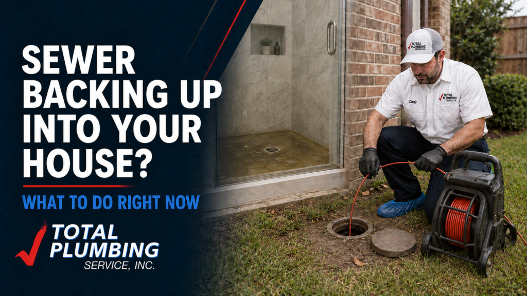 Sewer Line Backup what to do next
