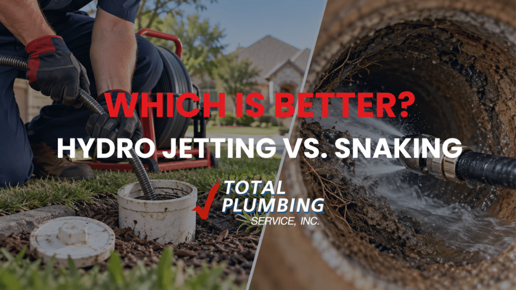 Hydro Jetting vs. Snaking
